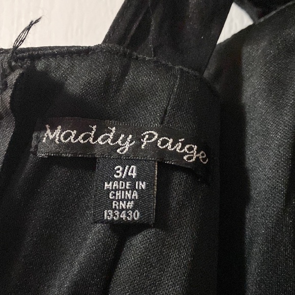 Maddy Paige Black one shoulder dress - Picture 5 of 5